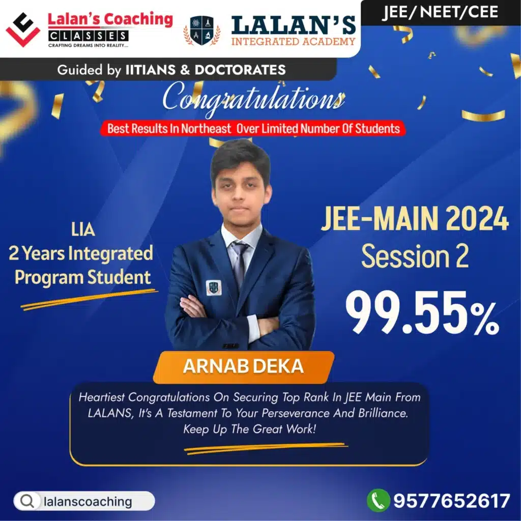 JEE Main 2024 Result - Lalans coaching classes